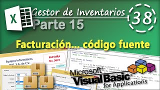 Gestor de Inventarios Parte 15  Facturación Código Fuente  VBA Excel 2013 38 [upl. by Nicki]