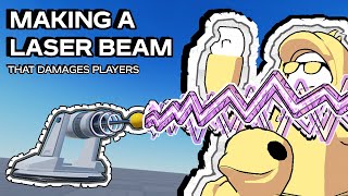 Making a laser beam that damages players in Roblox [upl. by Weingarten22]