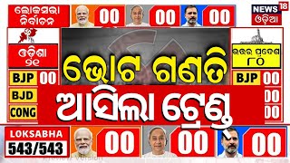 ଆସିଲା ପ୍ରଥମ ଟ୍ରେଣ୍ଡ୍  Odisha Election Result 2024  Lok Sabha Election 2024  BJD  BJP  Congress [upl. by Miarfe179]