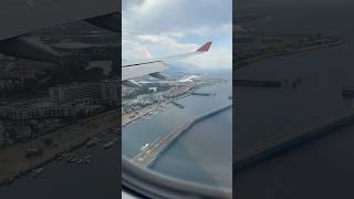 Landing in Sochi flight aviation turbulence glidepath blacksea sky [upl. by Diarmuid]