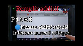 REMPLIR ADDITIF PEUGEOT FAP NIVEAU MINI additiffap reset codage à la valise [upl. by Enial353]