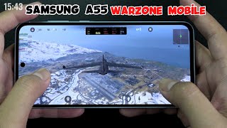 Test game Call of Duty Warzone Mobile on Samsung Galaxy A55 [upl. by Hibben]