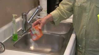 Cleaning Kitchens  How to Clean a Kitchen Sink [upl. by Alviani]