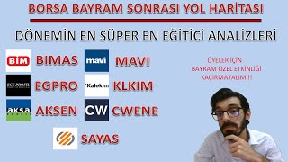 BORSADA BAYRAM SONRASI YOL HARİTAM  DÖNEMİN EN SÜPER BİLANÇO ANALİZLERİ  BAYRAM ÖZEL ETKİNLİĞİMİZ [upl. by Oag]