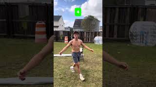 Whoever gets hit the least amount of times loses😂🎾 funny game sports tennis throw [upl. by Guenna]