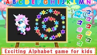 Handwriting ABC Learning Educational Alphabet Toddlers Videos Games for Kids  Girls  Baby [upl. by Ivan]