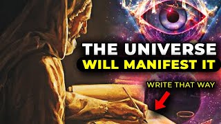 WRITE IT DOWN amp The Universe Will Bring It To You [upl. by Alleira]