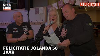 FELICITATIE JOLANDA 50 JAAR [upl. by Novahs]