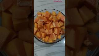 Papaya fruit cutting Drmanthena satyanarayana garu food shorts ytshorts shortsfeed viral [upl. by Labinnah873]