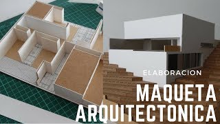 COMO SE HACE una MAQUETA de Arquitectura PARTE 1 [upl. by Ermanno]