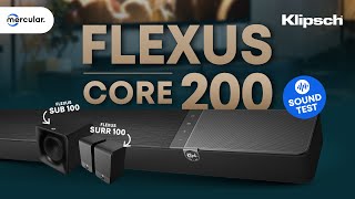 ทดสอบเสียงลำโพง Klipsch Flexus CORE 200 Sound Test [upl. by Roderich114]