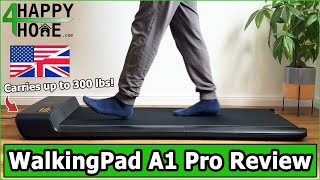 WalkingPad A1 Pro Review 2024 🏃 The best folding treadmill for under the desk USUK [upl. by Idoux]