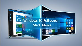 How to Use the FullScreen Start Menu in Windows 10 for a Better Experience  Virtual Comrade [upl. by Dorella]