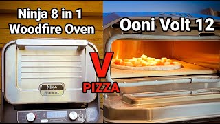 Comparing the Ooni Volt 12 to the Ninja Woodfire 8 in 1 Outdoor Oven in 2024 ⚡️🍕 [upl. by Rockey]