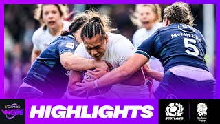 HIGHLIGHTS  SCOTLAND V ENGLAND  2024 GUINNESS WOMEN’S SIX NATIONS RUGBY [upl. by Sukramed]