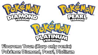 Floaroma Town Harp only remix – Pokémon DPPT [upl. by Ytsim]