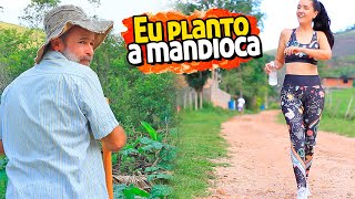 Comigo é assim eu planto a mandioca mesmo [upl. by Bailie]