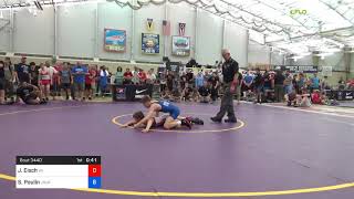 2018 UWW Cadet And U23 NationalsUWW Cadet Freestyle 4145 Consi Of 16 2  Jager Eisch WI Vs S [upl. by Aivila]