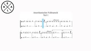 Amerikanischer Fußmarsch Teil 1 → Tempo 90 [upl. by Bromley]