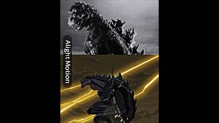 Gojira vs Zilla Jr edit battle 1v1 godzilla debate [upl. by Anikehs49]