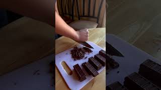 Crispy Caramel Chocolate Bar cooking cookingshorts recipe chocolate shorts caramel [upl. by Nairdad791]