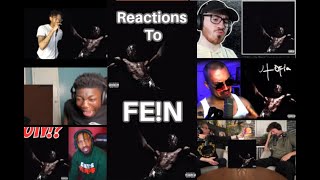 REACTIONS To Playboi Carti in FEN feat Jon DentonFantanoTurn The Tables [upl. by Tterraj]