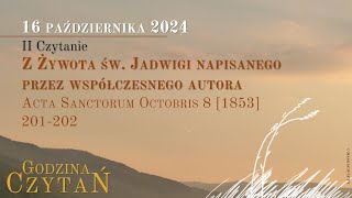 GodzinaCzytań  II Czytanie  16 października 2024 [upl. by Llennehc]