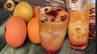 Nyummy fresh fruits smoothie  Mango amp Orange Smoothie recipe [upl. by Boyt601]