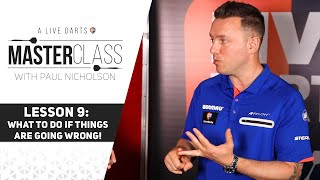 A Live Darts Masterclass  Lesson 9  What to do if things are going wrong [upl. by Anale]