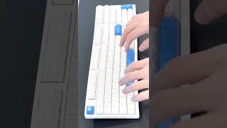 AKKO 3098N Multimodes Blue On White Keyboard Unboxing [upl. by Dnaltiac]