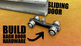 How To Build a Barn Door Hardware Easily  DIY [upl. by Leur]