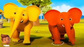 Ek Mota Hathi একটি মোটা হাতি Kalu Madari Aaya  More Bangla Nursery Rhymes and Cartoon [upl. by Imef630]