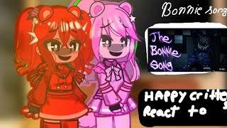 happy critters react to the Bonnie song [upl. by Haon]