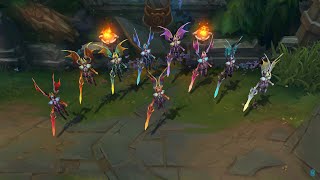 All Dragonslayer Kayle Chromas Showcase  League of Legends  Kayle 1v9 [upl. by Augie]