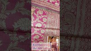 Kanchivaram art silk saree from Flipkartshorts shortyt ytshorts ytshortsvideosilksaree [upl. by Teodora]