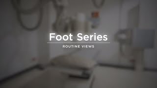 Foot Series AP Oblique and Lateral Views  Radiography Positioning [upl. by Yves]