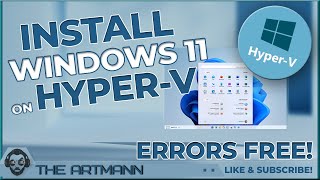 How To Install Windows 11 on HyperV Virtual Machine FULL GUIDE  2023 [upl. by Hawker]