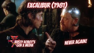 Excalibur 1981  Never Again  Rusty Robots Gen X Media [upl. by Logan771]