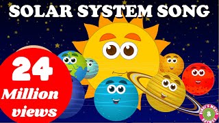 Solar System Song  Nursery Rhymes Sing Along  Planets Song [upl. by Joe]