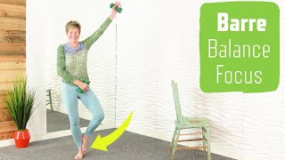 30 Minute Barre Workout  Get Your Balance On [upl. by Akeim]