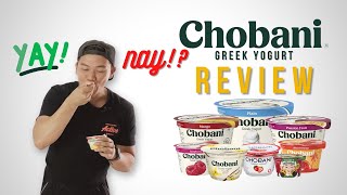 Chobani Greek Yogurt tasting Coach Ranks the Best Chobani  Which Greek Yogurt flavor is the Best [upl. by Hoffer178]