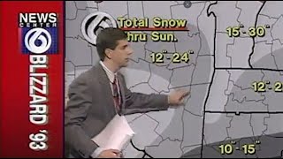 WRGB 1993 Blizzard Special Coverage [upl. by Bittencourt]