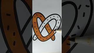 quotThese pretzels are making me thirstyquot coloring oddlysatisfying coloringbook [upl. by Harli967]