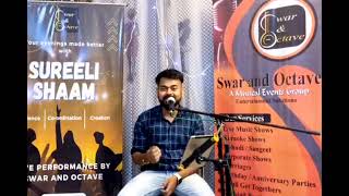 Chaleya Cover  Anushesh  Live Performance  swarandoctavethemusicscho2850 arijitsingh [upl. by Annavoig]