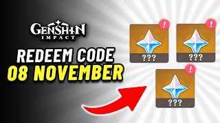 08 November New Redeem Code Genshin Impact  How to Redeem Code Genshin Impact 52 [upl. by Rosanne200]