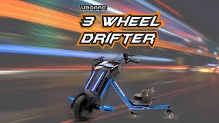 Uboard 3 Wheel Coolest Drifter  Best toy 2018  360 Extreme Spin [upl. by Mailand]