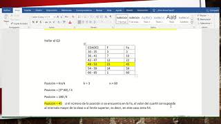 CUARTILES DECILES PERCENTILES PARA DATOS AGRUPADOS [upl. by Atiruam]