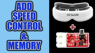 Fatshark Fan Upgrade Tutorial  URUAV FPV Goggles Fan Hub Speed Controller [upl. by Ancier]