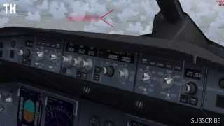 Germanwings a320  Cockpit view  CRASH Flight 4U 9525  Fsx [upl. by Adnerol]