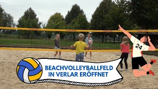 Neues Beachvolleyballfeld in Verlar [upl. by Penoyer]